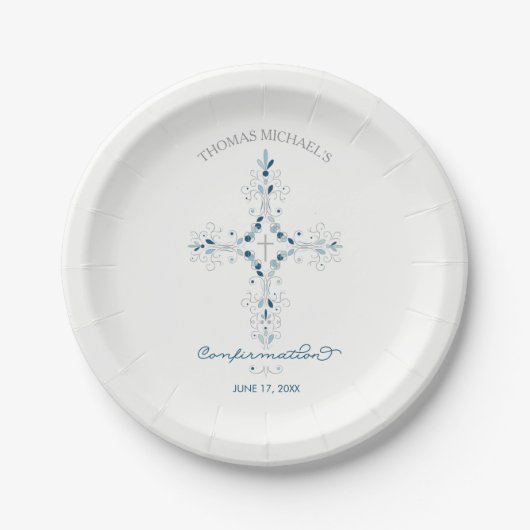 Assiettes En Carton Plaque à papier de confirmation - plats faits sur (Devant)