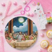 Assiettes En Carton Plaque à papier de dernier dîner (Fête)