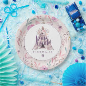 Assiettes En Carton Plaque à papier de fête d'anniversaire de teepee (Fête)