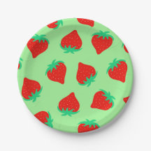 Plaque à papier de fraises d'été