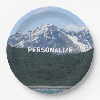 Assiettes En Carton Plaque à papier de montagne