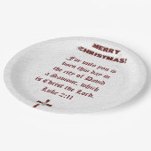 Assiettes En Carton Plaque à papier de Noël (Angle)