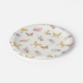 Assiettes En Carton Plaque à papier de papillon (Angle)