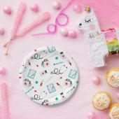 Assiettes En Carton Plaque à papier de partie de motif d'équipement (Fête)