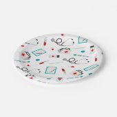 Assiettes En Carton Plaque à papier de partie de motif d'équipement (Angle)