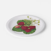 Assiettes En Carton Plaque à papier de pique-nique antique de fraise (Angle)
