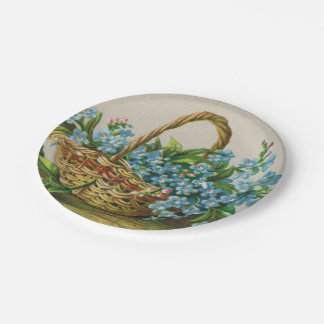 Assiettes En Carton Plaque à papier de pique-nique de fleurs de