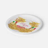 Assiettes En Carton Plaque à papier de pizza italienne (Angle)