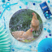 Assiettes En Carton Plaque à papier de poulet (Fête)