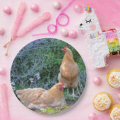 Assiettes En Carton Plaque à papier de poulet (Fête)