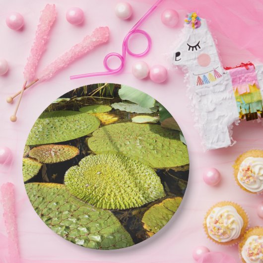 Assiettes En Carton Plaque à papier de protections de lis (Fête)