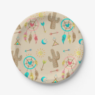 Assiettes En Carton Plaque à papier de receveurs rêveurs chics triba