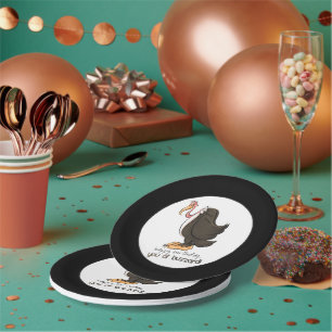 Assiettes En Carton Plaque à papier de vieille buse de joyeux