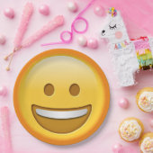Assiettes En Carton Plaque à papier d'emoji drôle (Fête)