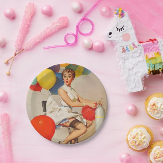 Assiettes En Carton plaque à papier drôle de fête d'anniversaire (Fête)