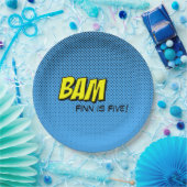 Assiettes En Carton Plaque à papier faite sur commande de super héros (Fête)