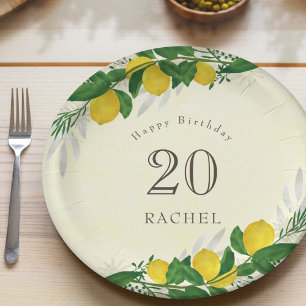 Assiettes En Carton Plaque à papier fraîche de fête d'anniversaire 