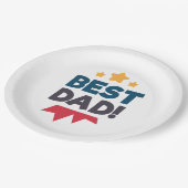 Assiettes En Carton Plaque à papier heureuse de la fête des pères | du (Angle)