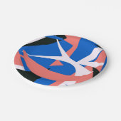 Assiettes En Carton Plaque à papier inspirée par Matisse (Angle)