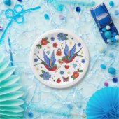 Assiettes En Carton Plaque à papier rond de 7 po Tattoo Sparer traditi (Fête)