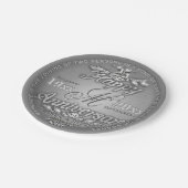 Assiettes En Carton Plaque Anniversaire (Angle)