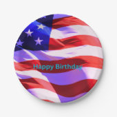 Assiettes En Carton Plaque Anniversaire de enfant (Devant)