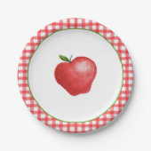 Assiettes En Carton Plaque Apple Party (Devant)