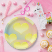 Assiettes En Carton plaque cardiaque (Fête)