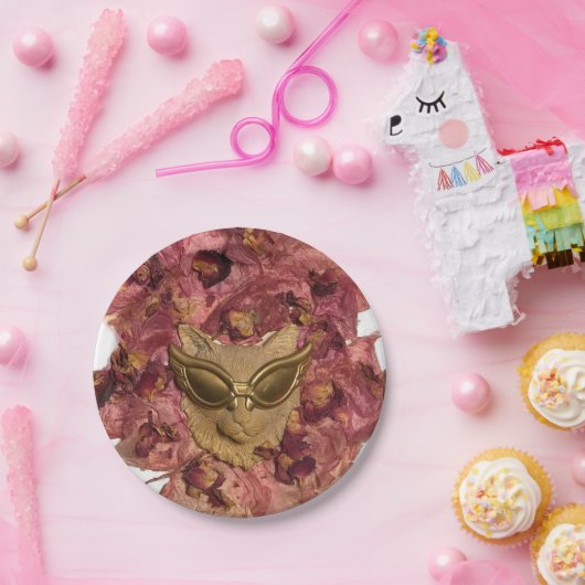 Assiettes En Carton Plaque cool en papier de chat (Fête)