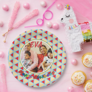 Assiettes En Carton Plaque d’anniversaire personnalisée - Journée spéc