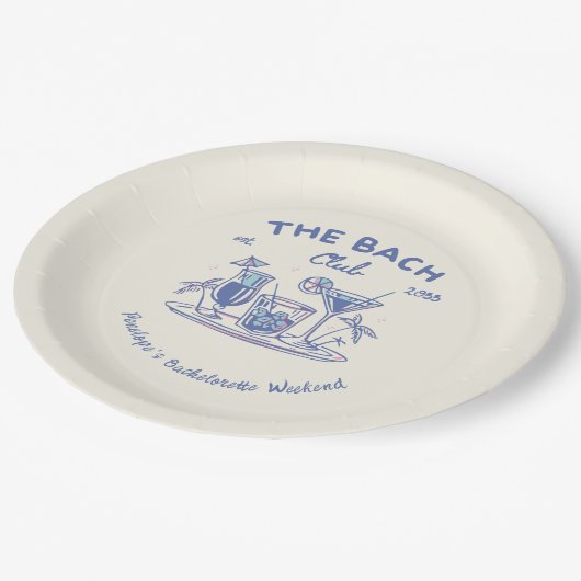 Assiettes En Carton Plaque d'alimentation Retro Retro (Angle)