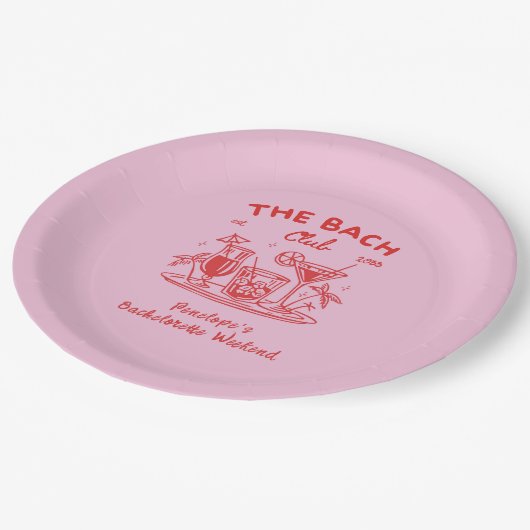 Assiettes En Carton Plaque d'alimentation Retro Retro (Angle)