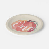 Assiettes En Carton Plaque d'anniversaire classique Citrouille (Angle)