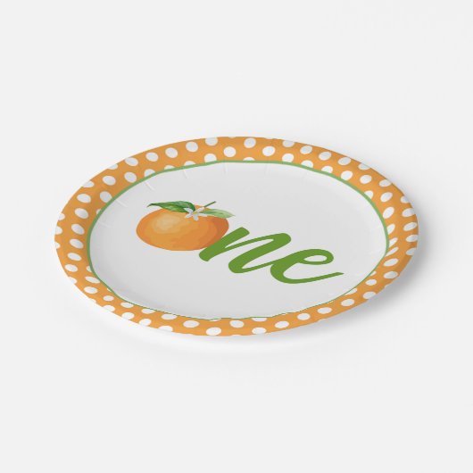 Assiettes En Carton Plaque d'Anniversaire Little Cutie - Ou points (Angle)
