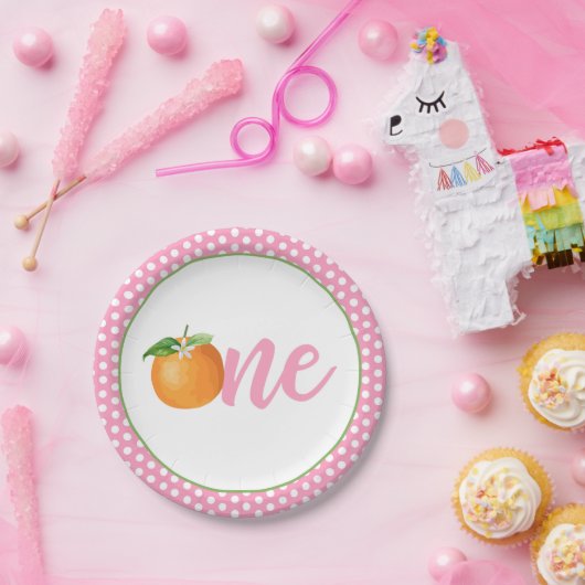 Assiettes En Carton Plaque d'Anniversaire Little Cutie - Points Pk (Fête)