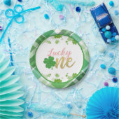 Assiettes En Carton Plaque d'anniversaire Lucky One - Fille (Fête)