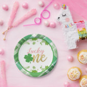 Assiettes En Carton Plaque d'anniversaire Lucky One - Fille (Fête)