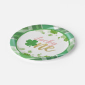 Assiettes En Carton Plaque d'anniversaire Lucky One - Fille (Angle)