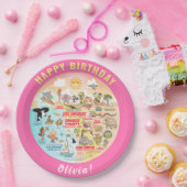 Assiettes En Carton Plaque d'anniversaire SoCal personnalisable (Fête)