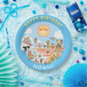 Assiettes En Carton Plaque d'anniversaire SoCal personnalisable (Fête)