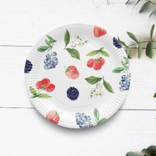 Assiettes En Carton Plaque de Baby shower en de fraise Berry Sweet