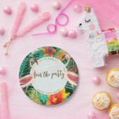 Assiettes En Carton plaque de barbecue du parti flamingo tropical avec (Fête)