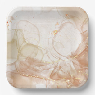 Assiettes En Carton Plaque de Carré Vintage de charme