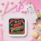 Assiettes En Carton Plaque de célébration du 11° juin (Fête)