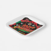 Assiettes En Carton Plaque de célébration du 11° juin (Angulaire)