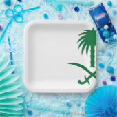 Assiettes En Carton plaque de conception saoudienne (Fête)