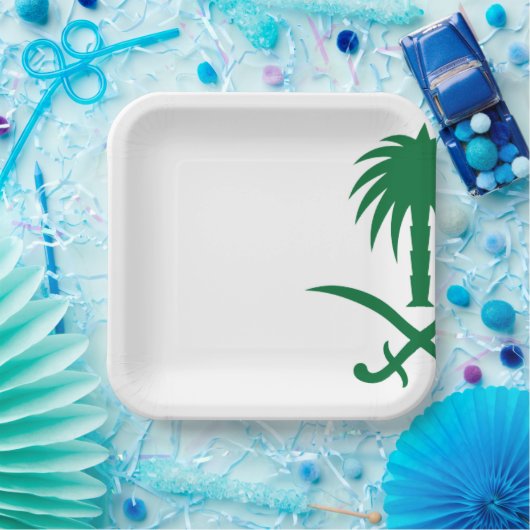 Assiettes En Carton plaque de conception saoudienne (Fête)