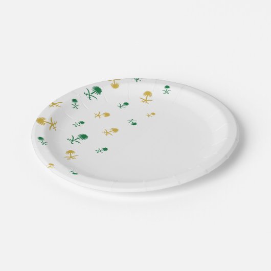 Assiettes En Carton Plaque de conception saoudienne (Angle)