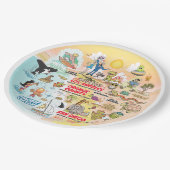 Assiettes En Carton Plaque de coucher de soleil SoCal (Angle)