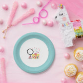 Assiettes En Carton Plaque de fête Anniversaire de enfant Animaux de c (Fête)